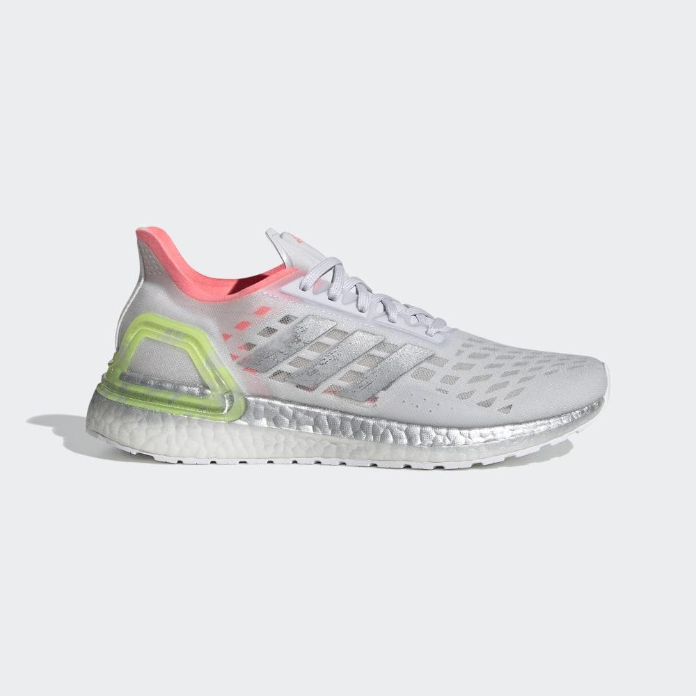 Adidas Women's Ultraboost PB Running Shoes Grey/Silver Metal/Light Red Ireland EG0420